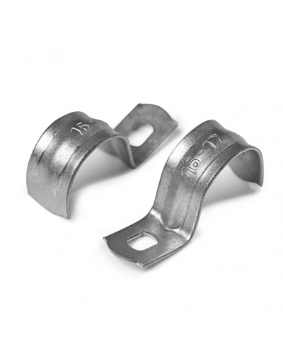 Скоба металлическая однолапковая 25-26 мм под саморез (100 шт/уп) ПожТехКабель PTK-Accessories (850-007) в Иваново Держатели, клипсы, скобы Pintop.ru
