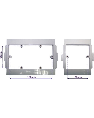 Суппорт пластиковый 45x90, под винт TWT TWT-CT100-F45X90 в Иваново Аксессуары для кабель-канала Pintop.ru