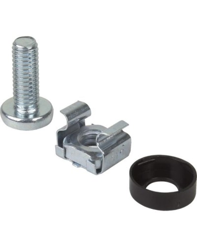 Комплект крепежа винт+шайба+гайка M6x16 REXANT (04-2686) в Иваново Аксессуары для стоек и шкафов Pintop.ru