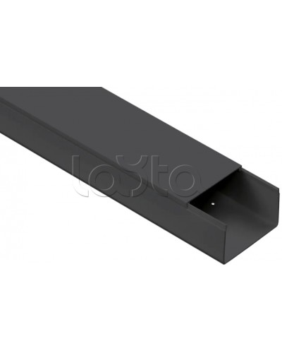 Кабель-канал 100х60 ЭЛЕКОР черный (8м) IEK (EL-KK10-100-060-1-K02) в Иваново Кабель-канал Pintop.ru