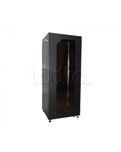 Шкаф телекоммуникационный Тромбон ТШ-326060Ч8 напольный 32U на 8 приборов в Иваново Система оповещения и трансляции Pintop.ru