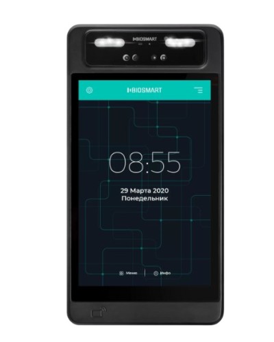 Терминал для биометрической идентификации по геометрии лица BioSmart QUASAR-MFR в Иваново Контроллеры Pintop.ru