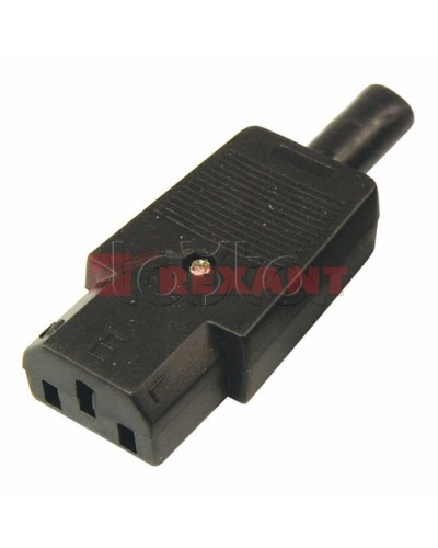 Гнездо сетевое на шнур (25шт/уп) REXANT 11-0004 в Иваново Коннекторы Pintop.ru