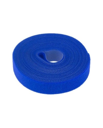 Лента-липучка многоразовая 5 м х 20мм, синяя (1 шт/уп) REXANT 07-7525 в Иваново Монтажные материалы Pintop.ru