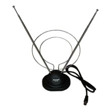 Антенна комнатная телескопическая на подставке «Усы+кольцо», RX-100 REXANT 34-0100