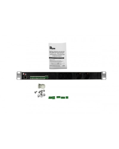 Блок силовых розеток с контроллером REM R-MC1-32-2S-3C13-440-K в Иваново Блоки розеток Pintop.ru