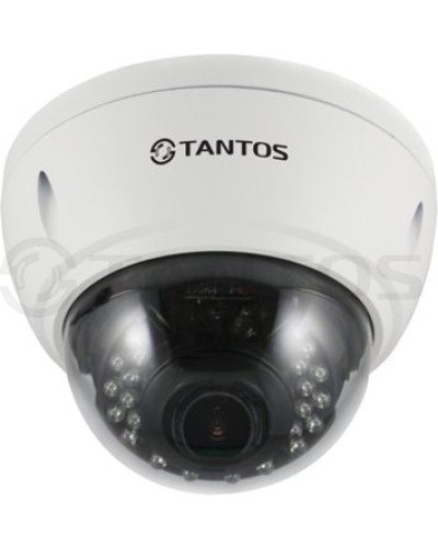 IP-камера видеонаблюдения уличная купольная Tantos TSi-Ve25VPA (2.8-12) в Иваново IP-камеры Pintop.ru