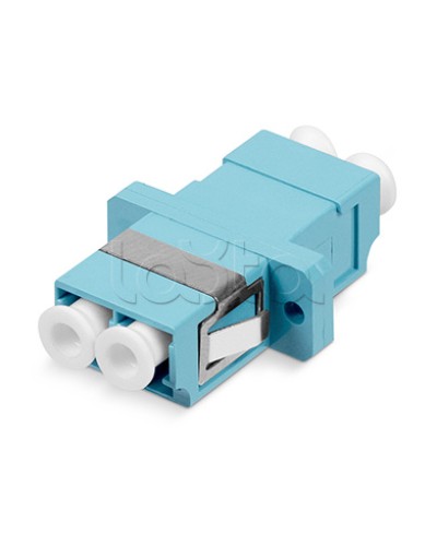 Проходной соединитель LC-LC duplex MM Cabeus (DLC-DLC-MM-OM3) в Иваново Проходные адаптеры и розетки оптические Pintop.ru