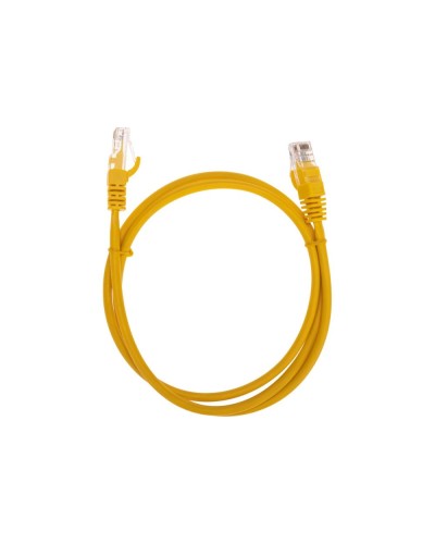 Патч-корд U/UTP, CAT 5e, RJ45-RJ45, 26AWG, LSZH, желтый, 1м REXANT 02-0105-1 в Иваново Патчкорды (медные) Pintop.ru