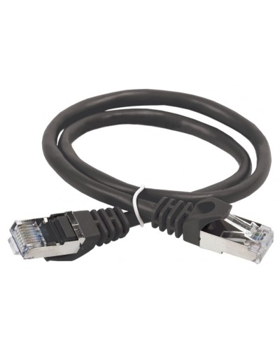 ITK Коммутационный шнур (патч-корд), кат.5Е FTP, 2м, черный (PC09-C5EF-2M) в Иваново Патч-корды и пигтейлы Pintop.ru