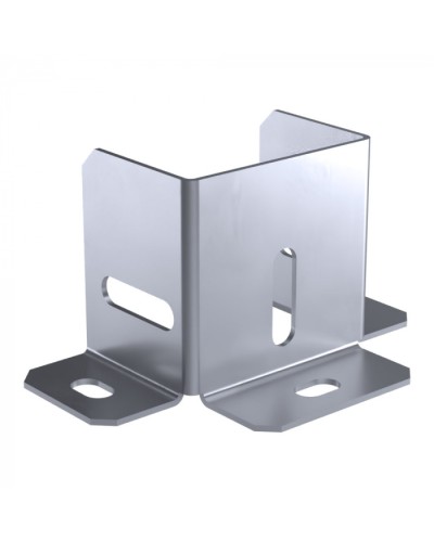 Универсальный ввод трассы лотков Стандарт INOX (AISI 316) 50х50 Промрукав (PR16.3695) в Иваново Аксессуары для лотков Pintop.ru