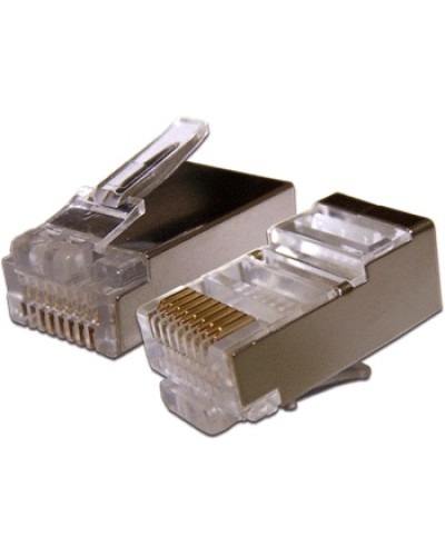 Коннектор RJ45 STP 8P8C, cat.5e TWT TWT-PL45/S-8P8C в Иваново Коннекторы и разъемы Pintop.ru