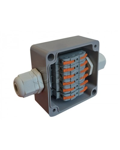 Коробка пылевлагонепроницаемая клеммная G366 А Wago АЯКС IP66/IP65, 82x80x55 Магнито-контакт в Иваново Распределительные коробки Pintop.ru