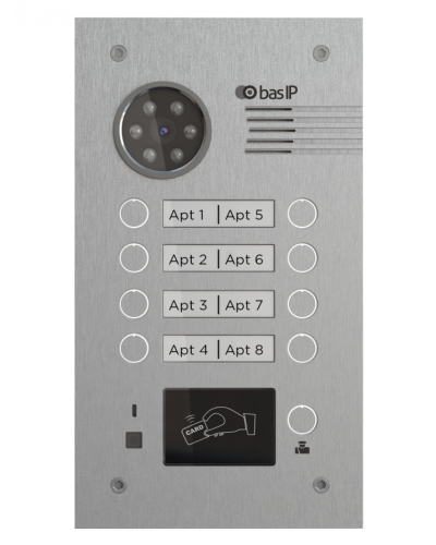 Вызывная панель BAS-IP BA-08MD SILVER в Иваново Вызывные видеопанели малоабонентные Pintop.ru