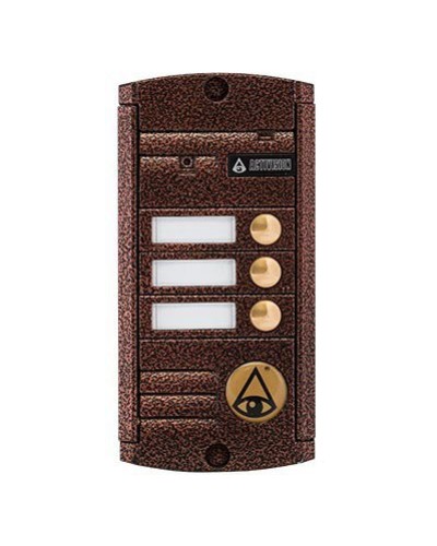 Видеопанель вызывная накладная на 3 абонента Activision AVP-453 (PAL, антик) в Иваново Вызывные видеопанели малоабонентные Pintop.ru