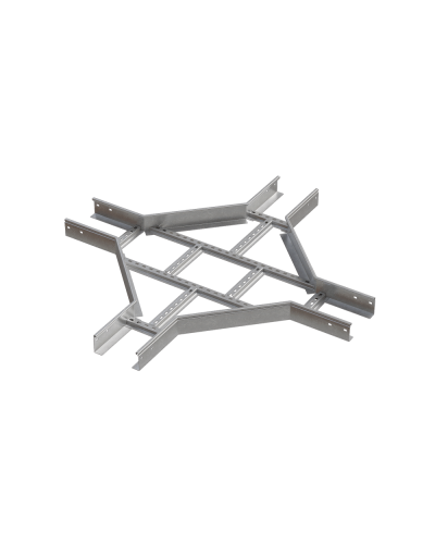 Х-разветвитель лестничный 80х100х1,5 мм HD N КМ-профиль (LXD80-100-1.5 HD N) в Иваново Аксессуары для лотков Pintop.ru