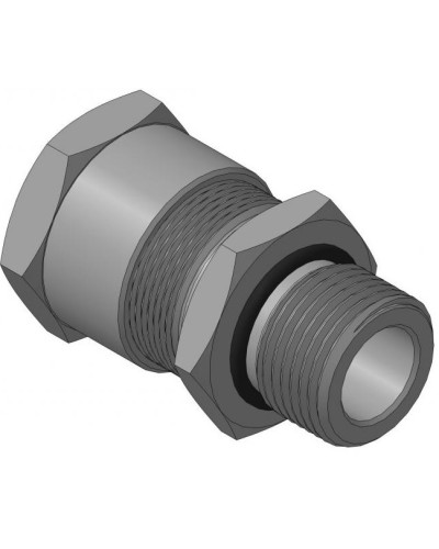 Кабельный ввод с резьбой G1/2 мм для открытой прокладки кабеля с проходным диаметром d=8-12 мм Спектрон КВН-ЕХЕ-12-Н-G1/2 в Иваново Аксессуары для кабель-канала Pintop.ru