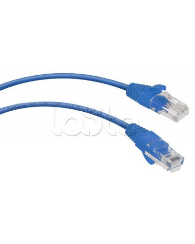 Патч-корд UTP, категория 5e, 0.15 м, неэкранированный, синий Cabeus PC-UTP-RJ45-Cat.5e-0.15m-BL в Иваново Патчкорды (медные) Pintop.ru