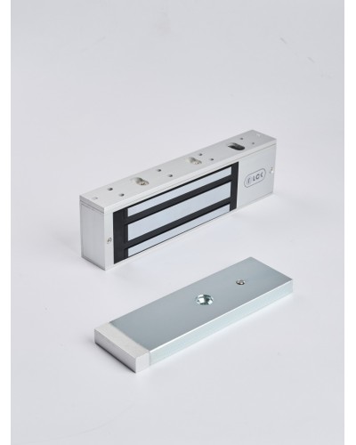 R-Lock RL-EM500-LSS - Электромагнитный замкок, 500кг, DC12/24B, цвет серебристый сатинированный алюминий RAL 7047, два датчика втроены в корпус замка: датчик Холла и магнито-контактный датчик в Иваново Электромагнитные замки Pintop.ru