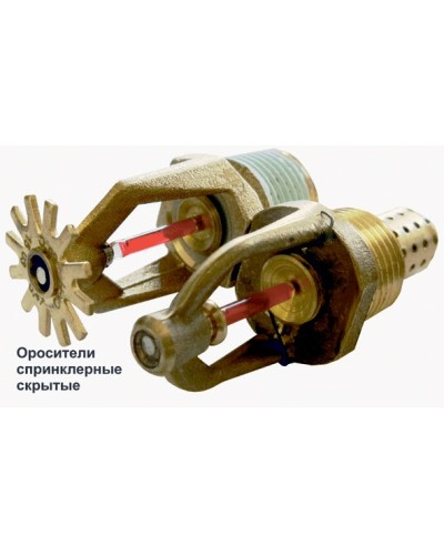 Ороситель спринклерный скрытый Спецавтоматика СВК0-РНо 0,42-R1/2/Р68.В3-SSP-К80  с резьб. герм. в Иваново Оросители Pintop.ru