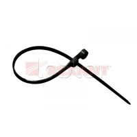 Хомут-стяжка нейлоновый под винт 2.5х100 мм чёрный (100шт/уп) REXANT 07-0105