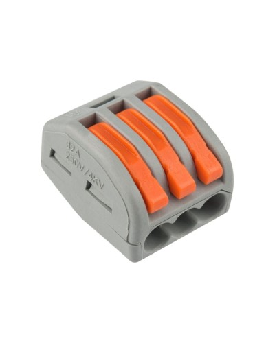 Универсальная многоразовая 3-проводная клемма (50шт/уп) REXANT (07-5253-4) в Иваново Клеммные колодки Pintop.ru