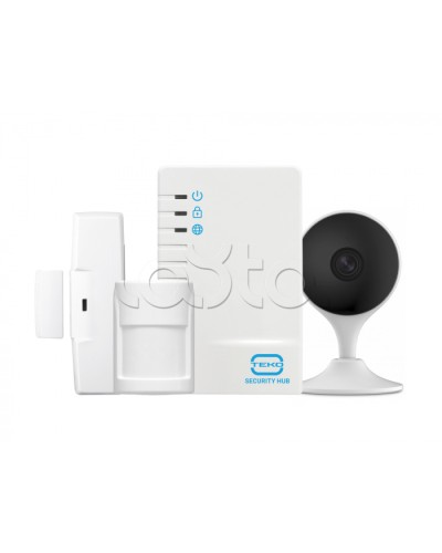 Комплектбеспроводной GSM сигнализации Теко Security Hub с видеокамерой в Иваново Дополнительное оборудование для ОПС Pintop.ru