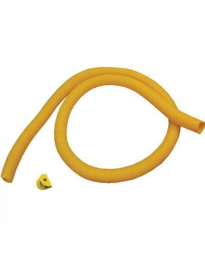 Гофротруба 42 мм для кабельного спуска, с разрезом, 3 метра, желтая LANMASTER (LAN-OT-TUBE-42) в Иваново Аксессуары для лотков Pintop.ru