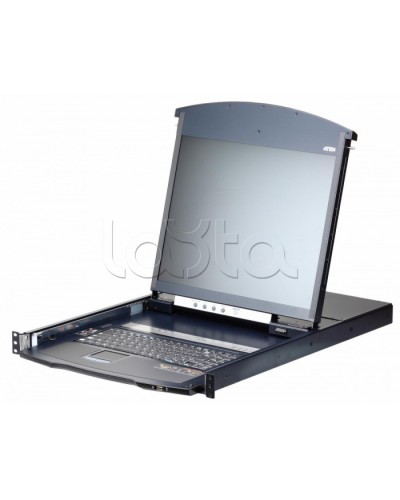 KVM консоль с переключателем ATEN KL1108VN-AXA-RG в Иваново Оборудование для видеонаблюдения Pintop.ru