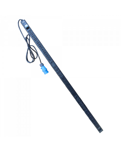 Блок розеток верт. 32A / 250V, 12xC19 + 36xC13 + 3xSchuko, шнур 3 метра, IEC309 TWT (TWT-PDV-12x36x3S-32A) в Иваново Блоки розеток Pintop.ru