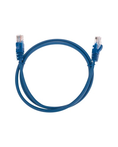Патч-корд U/UTP, CAT 5e, RJ45-RJ45, 26AWG, LSZH, синий, 1м REXANT 02-0104-1 в Иваново Патчкорды (медные) Pintop.ru