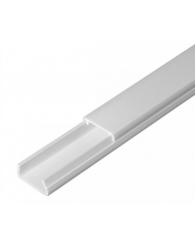 Кабель-канал белый 2-й замок в п/э 20х10 (96 м/уп) Промрукав (PR03.0049) в Иваново Кабель-канал Pintop.ru