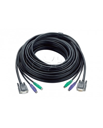 КВМ-кабель с интерфейсами PS/2, VGA (30м) ATEN 2L-1030P в Иваново Видеоусилители, Модуляторы, Делители Pintop.ru