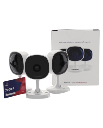 Комплект облачного видеонаблюдения TRASSIR 3TRCloud2000 в Иваново IP-камеры Pintop.ru