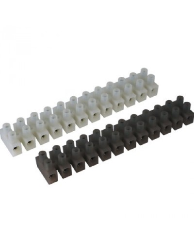 Клемник полипропилен черный, 12р,450V, 24A, 2.5мм.кв DKC 43112PL/R в Иваново Клеммные колодки Pintop.ru