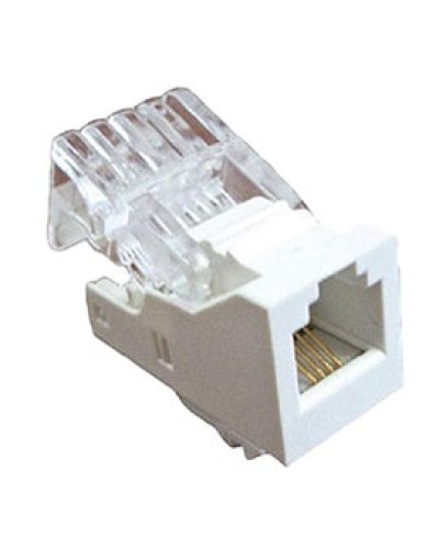 Экопласт RJ-12 Модуль инф. розетки 110/Krone, бел., LK45 в Иваново Аксессуары для кабель-канала Pintop.ru