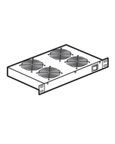 Полка с 4 вентиляторами высотой 1U Legrand 046490 в Иваново Полки для шкафов и стоек Pintop.ru