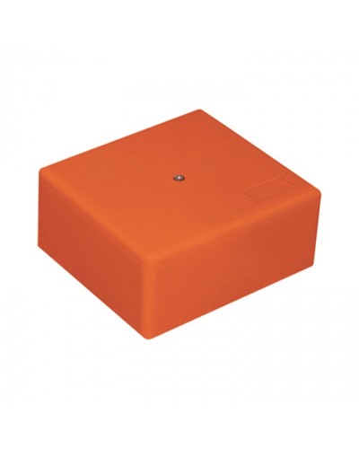 MB75 Коробка огн. E-110,о/п 75х75х40, с гладкими стенками,без галогена, заземление, IP41, 8P, (1,5-2,5 мм2), цвет оранж в Иваново Распределительные коробки Pintop.ru