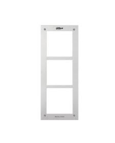 Рамка металическая для 3 модулей Dahua VTOF003 в Иваново Дополнительное оборудование для СКУД Pintop.ru