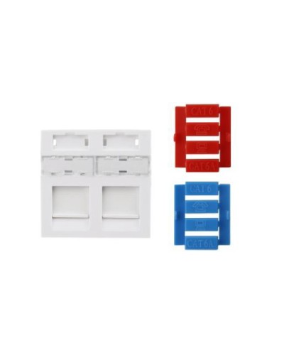 Вставка 45x45 (аналог Mosaic) Hyperline SIP3-2K-M45-45 в Иваново Аксессуары для стоек и шкафов Pintop.ru