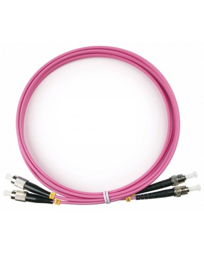Шнур оптический duplex FC-ST 50/125 mm OM4 2м LSZH Cabeus FOP-50-OM4-FC-ST-2m в Иваново Патч-корды оптические Pintop.ru