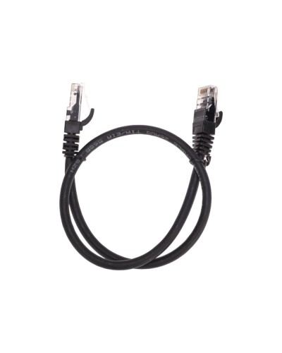 Патч-корд U/UTP, CAT 6, RJ45-RJ45, 26AWG, LSZH, черный, 0,5м REXANT 02-0292-05 в Иваново Патчкорды (медные) Pintop.ru