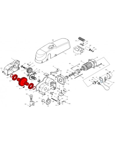 Электродвигатель E300 Came 119RIE136 в Иваново Запчасти для шлагбаумов и автоматики Pintop.ru