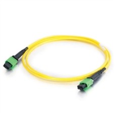 Патч-корд волоконно-оптический Hyperline FHD-MC3-9-MPOM12/AS-MPOM12/AS-B-20M-LSZH-YL