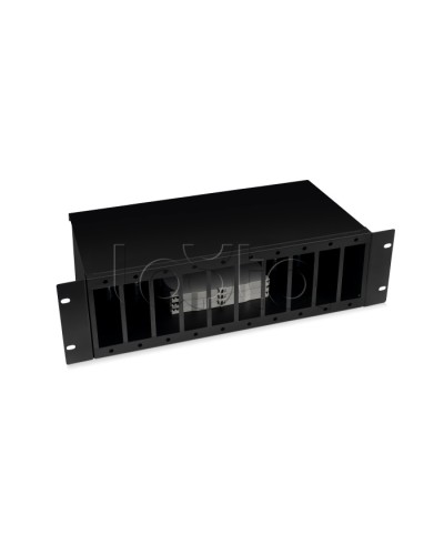 Кросс бокс оптический 19 3U на 10 адаптерных панелей Cabeus (FO-19-10FP-BK) в Иваново Кросс оптический Pintop.ru