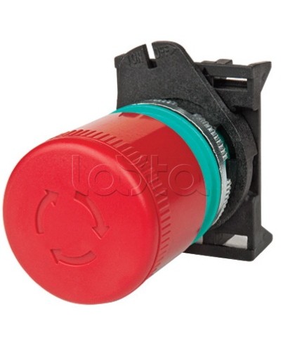 Кнопка аварийная грибовидная поворотная с индикацией д. 60 DKC ABHT1C6S в Иваново Аксессуары для стоек и шкафов Pintop.ru