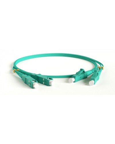 Патч-корд волоконно-оптический Hyperline FC-D2-503-LC/PR-ST/PR-H-30M-LSZH-AQ в Иваново Патч-корды оптические Pintop.ru