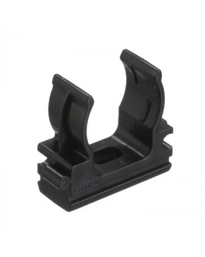 CF20G Держатель (клипса), без галогена, для труб D20мм, цвет чёрный (50 шт/упак) Экопласт (41720-50HF-BL) в Иваново Держатели, клипсы, скобы Pintop.ru