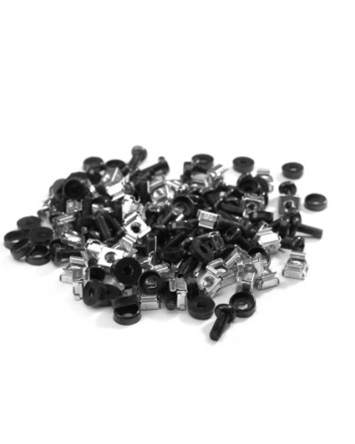 Комплект крепежа М6, винт, пластиковая шайба, гайка, 50 шт Datarex DR-464500 в Иваново Полки для шкафов и стоек Pintop.ru