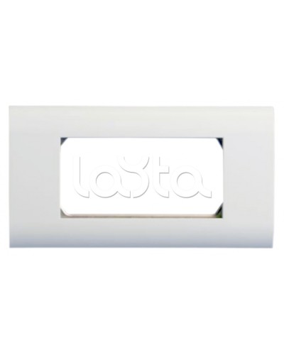 Панель лицевая 80x148, для 4х модулей 45x22.5 Hyperline FP-2M45-1-WH в Иваново Аксессуары для кабель-канала Pintop.ru